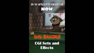 Good & Bad Examples of 2D/3D Integrated Animation (THEN vs NOW)