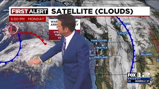 FOX 12 Oregon Monday evening weather forecast for Portland (11/11)