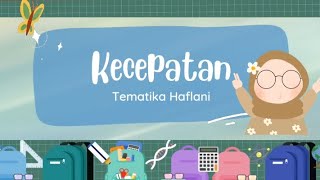 Cara mencari kecepatan | materi kelas 5 SD #matematika #maths