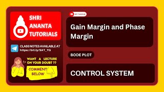 Gain Margin and Phase Margin from Bode Plot #electricalengineering #control #ControlSystem, #Control