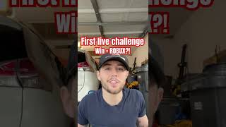 My first live challenge with viewers