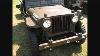 Willys M38 Jeep & trailer at MVPA rally