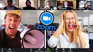 Invading RANDOM Zoom Lessons (ZOOM PRANK) - Reuploaded DELETED Video