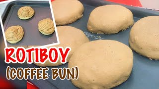 HOW TO MAKE COFFEE BUNS, COFFEE BUN RECIPE, ROTIBOY, PAPAROTI BUN, RESEP ROTIBOY