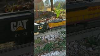 Garden railway #railfans #railway #railroad #train #shortsfeed #viral #locomotive #garden