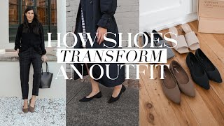 How Shoes Can Transform an Outfit / VIVAIA Shoe Try-On Haul & Review [AD]