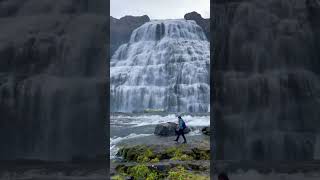 Dynjandi is an amazing noisy waterfall located on the Westfjords peninsula in Iceland.