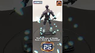 25th Anniversary GI Joe Action figure: Snake Eyes (v37)