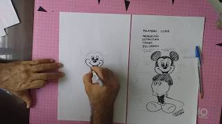 Clase de arte #17: traza un Mickey Mouse (primera parte)