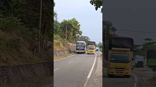 aksi ngeblong palala driver bus Sumbar #shorts #skilldriver