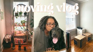 moving vlog | empty apartment tour + packing & moving!