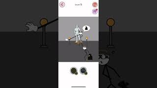 Theif robber level 5 #gaming #savehim #stickman  #drawtosave #theifthand #theiftpuzzel