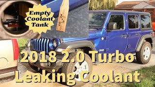 2018 Jeep Wrangler 2.0 Turbo Leaking Coolant