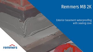 Remmers MB 2K - Basement waterproofing with sealing cove