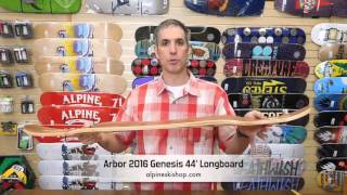 Arbor 2016 Genesis 44" Longboard Preview