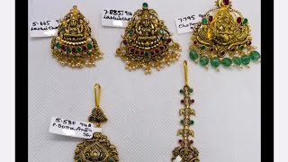 Antique lo gold tikka designs