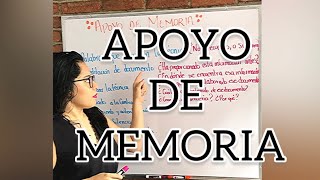 Apoyo de memoria | Díaz Aguirre Abogados