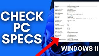 How To Check PC/LAPTOP Specs On Windows 11 (2024)