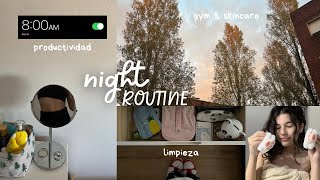 afterschool & night routine🌙 || gym, skincare, organización