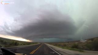 Punching the core of a supercell - Odessa, TX