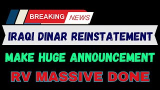 🔥 Iraqi Dinar 🔥 Reinstate the Rate $3.22 🔥Iraqi Dinar latest News 🔥Iraqi Dinar News Today 2024