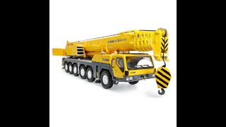 1/50 XCMG 200 ton Mobile Crane All Terrain Crane QAY200 Truck Crane Diecast Scale Model.