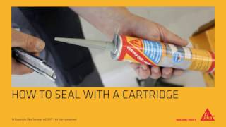 How to apply sealants with a cartridge_Eng