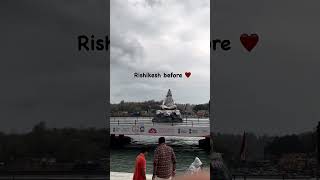 Rishikesh before vs Now // #shorts #viral #rishikesh #trend #mahadev #disaster #flood #ganga #ns200