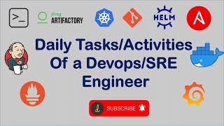 Daily Activities Of a Devops/SRE Engineer  | Daily Tasks Of a Devops/SRE Engineer  | 1