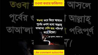 তওবা করার ফজিলত। #shorts #motivation #shortsfeed #viral #viralvideos