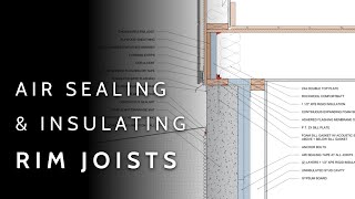 Air Sealing and Insulating Rim Joists (For Architects + Builders)