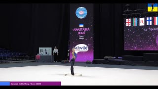 Anastasiia Ikan Hoop Final 32,750 🥈 - Dalia Kutkaite Cup 2024, Vilnius