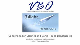 Frank Bencriscutto: Concertino for Clarinet and Band