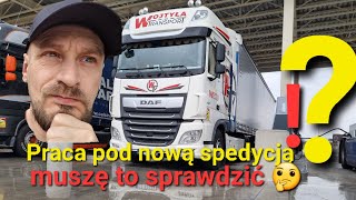 Praca pod nową spedycją⁉️ Muszę to sprawdzić🤔