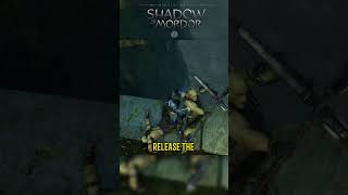 Throw Uruks off a ledge! #shadowofmordor #tipsandtricks # #basicguide