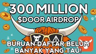 CARA IKUTAN EVENT 300 MILLION $DOOR AIRDROP