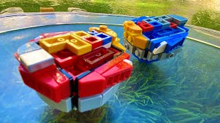 KING HELIOS vs SUPER HYPERION | Lego Beyblade Battle