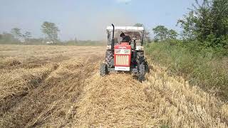 Swaraj 855 FE**** best tractor for straw reaper job