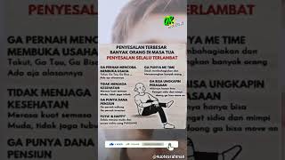 Penyesalan Terbesar Saat Di Masa Tua | Motivasi Hidup #shorts #motivasi