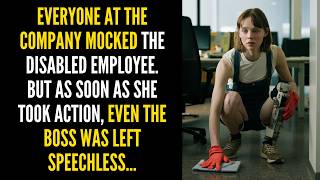 Everyone inside the company mocked the disabled employee… But as soon as she took action...