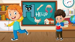 Phonics letter h poem| nursery rhymes| kids poem station