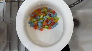 [188] Miniature Saxonette Toilet Flushing Cut Up Straw Pieces!