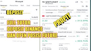 cara deposit binance dan mulai perdagangan future untuk menghasilkan uang dengan mode tidur