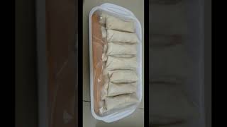 Spring roll Folding technique | How to fold spring roll | Ramadan special | #shorts