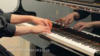 Gurlitt - Der erste Vortrag Op.210-26 Winzerliedchen　／　グルリット：「こども音楽会」Op.210　26. ぶどうつみの歌