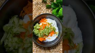 Cucumber Carrot Raita #viralvideo #viralshorts #recipe #cucumber #carrot #raita #salad #winter