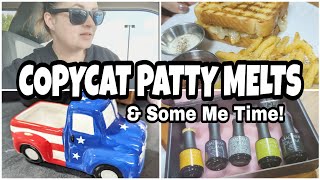 COPYCAT WHATABURGER PATTY MELTS | Full Day of Meals | MADAM GLAM Manicure at Home | Day in the Life