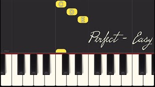 Perfect | SLOW EASY RH Piano Play Along Tutorial | Ed Sheeran