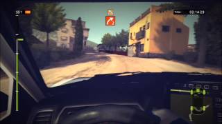 WRC2 gameplay Les Garrigues 1 Rally Spain PS3 G25