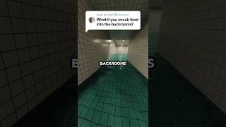 ⚠️WHAT IF YOU SNEAK FOOD INTO THE BACKROOMS - FOUND FOOTAGE⚠️ #shorts